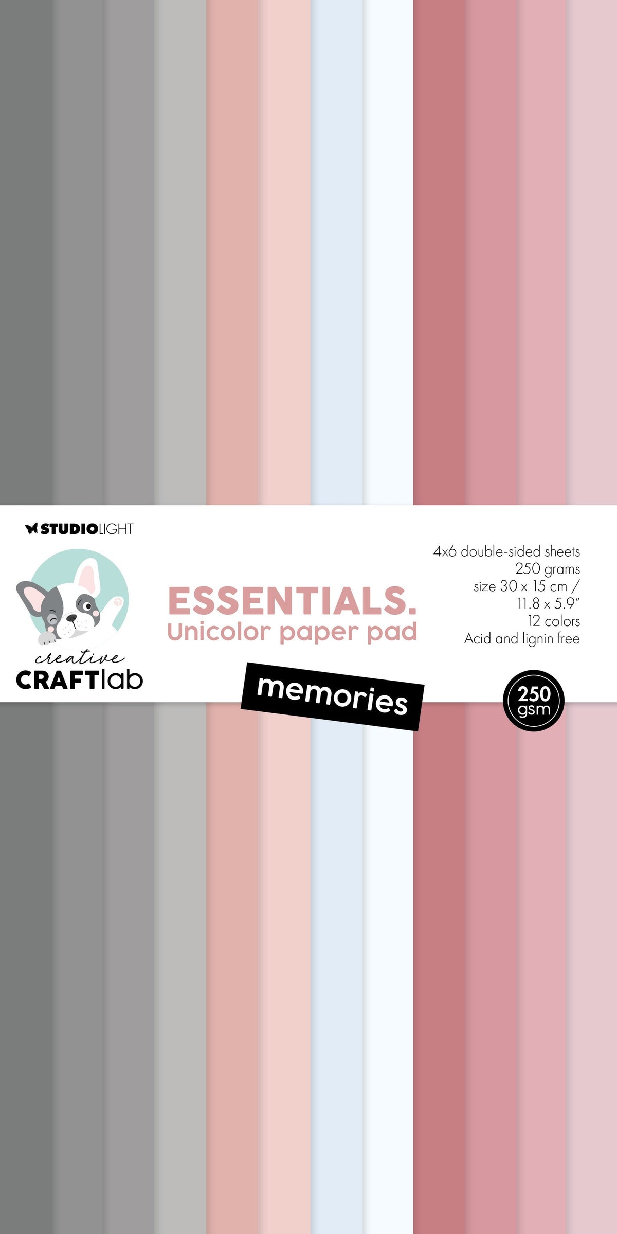 CCL Unicolor Paper Pad Memories Essentials 24 SH-1