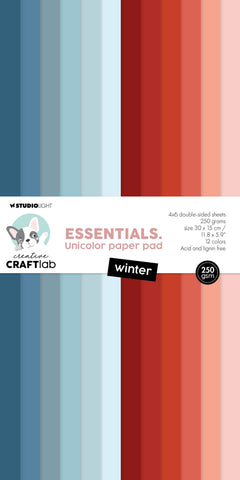 CCL Uniclor Paper Pad Winter Essentials 300x150x9mm 24 Sheets-1