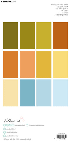 CCL Unicolor Paper Pad Cosy Autumn Essentials 24 Sheets-2