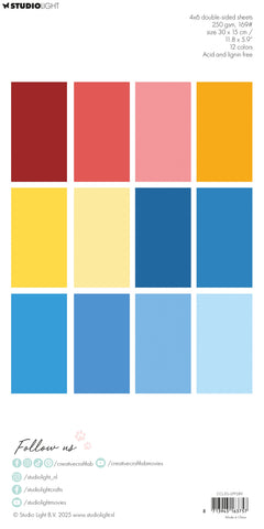 CCL Unicolor Paper Pad Happiness Essentials 24 Sheets-2