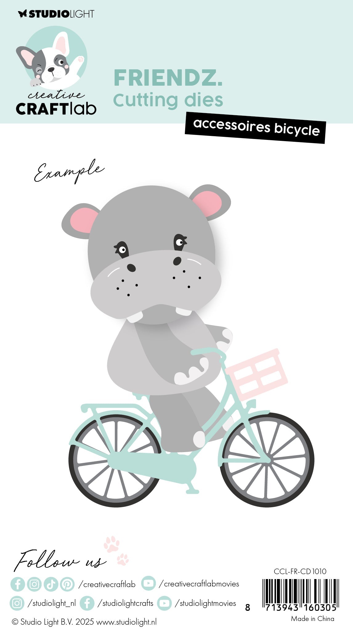 CCL Cutting Die Accessoires Bicycle Friendz 5 Pieces-2