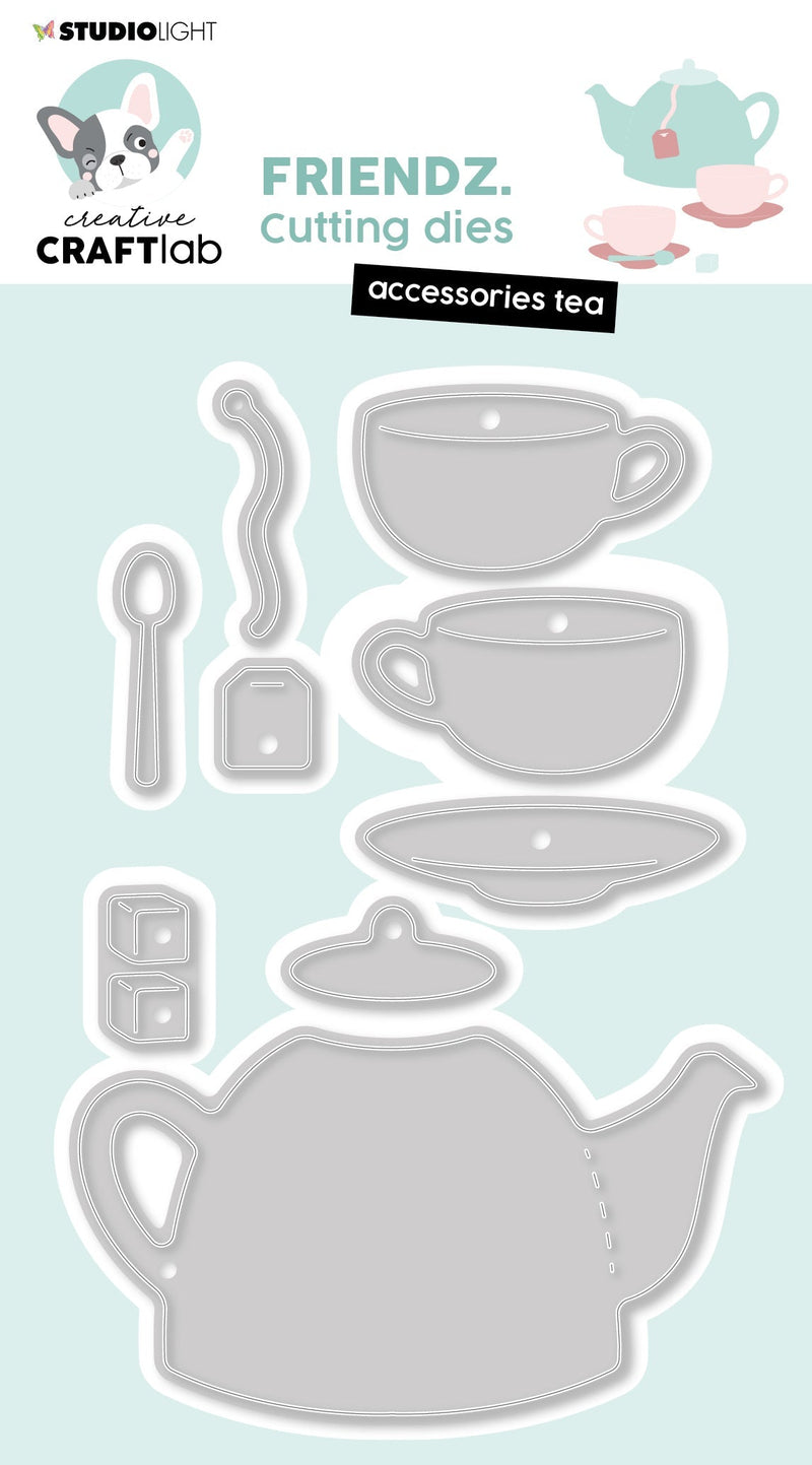 CCL Matrice de découpe Accessoires Tea Friendz 85x128x1mm 10 PC réf.729-1