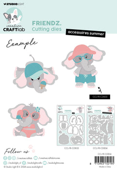 CCL Cutting Die Accessories Summer Friendz 20 PC-2