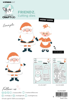 CCL Cutting Die Mister Santa Friendz 8 PC-2