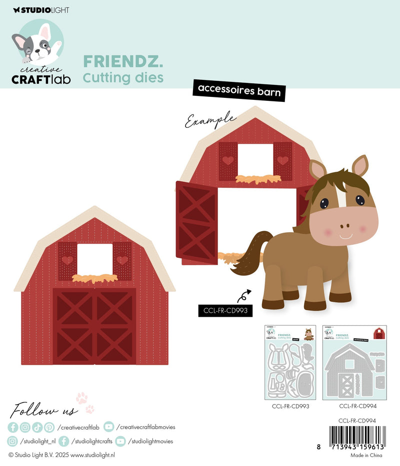 CCL Cutting Die Accessoires Barn Friendz 7 PC-2