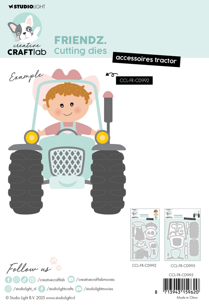 CCL Cutting Die Accessoires Tractor Friendz 13 PC-2