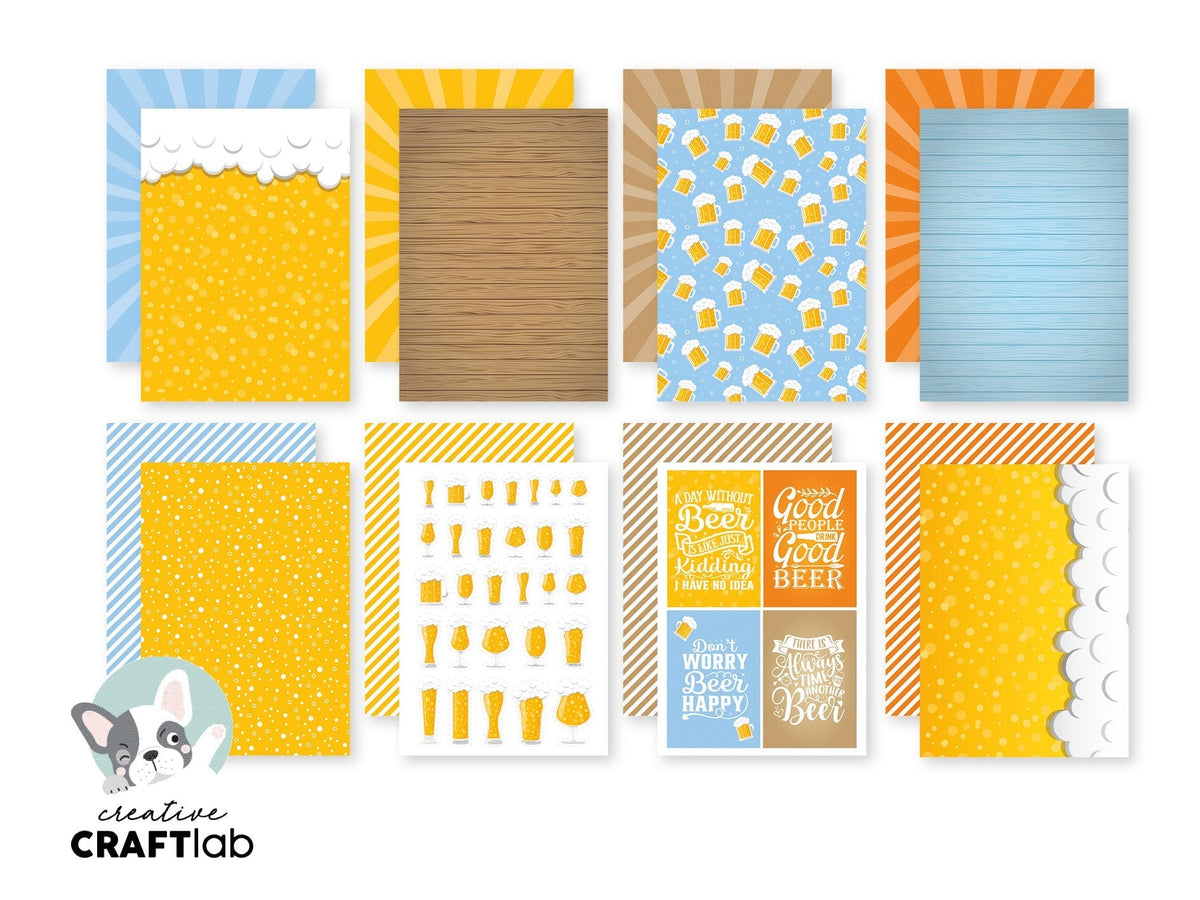 CCL Design Paper Pad Beer O'Clock Friendz 24 SH-3