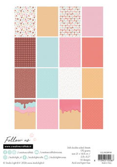 Bloc de papel para diseño CCL I Scream You Scream Friendz 24 hojas-2