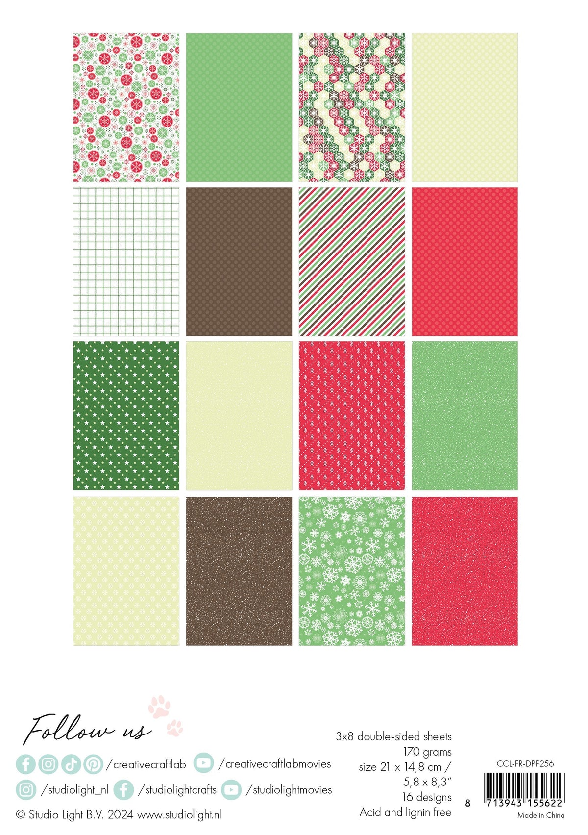 CCL Design Paper Pad Home For Xmas Friendz 24 SH-3