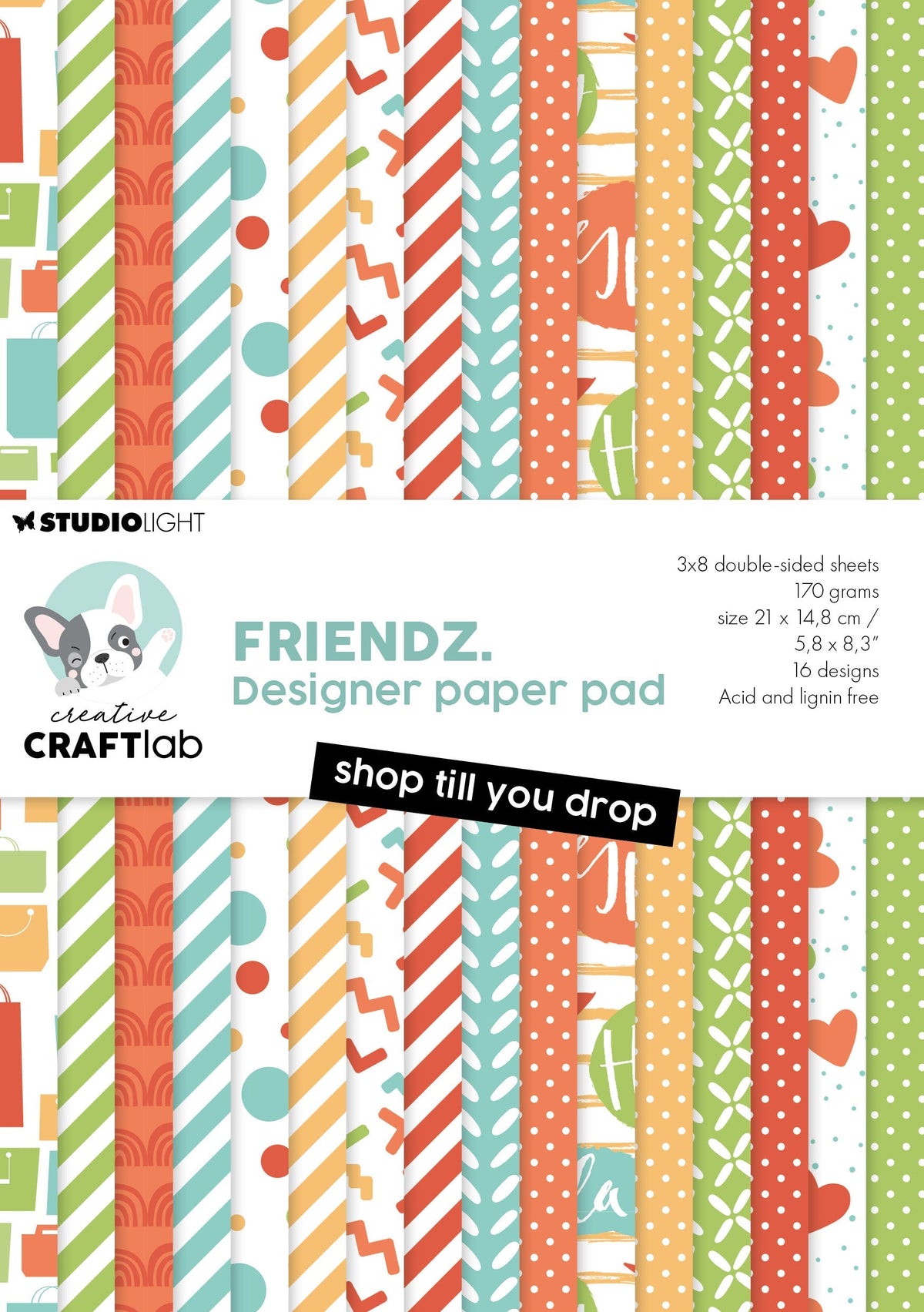 CCL Design Paper Pad Shop Till You Drop Friendz 24 SH-1