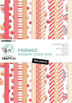 CCL Design Paper Pad Tea Party Friendz 24 SH-1