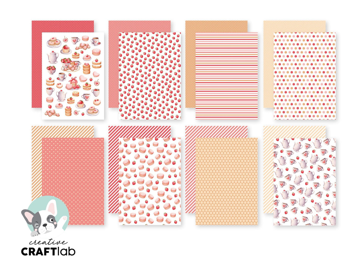 CCL Design Paper Pad Tea Party Friendz 24 SH-3