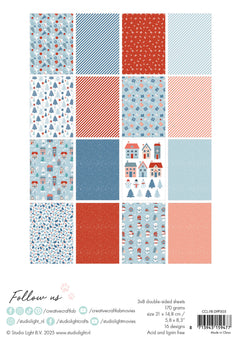 CCL Designer Paper Pad Hello Winter Friendz 210x148x9mm 24 Sheets-3