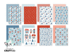 CCL Designer Paper Pad Hello Winter Friendz 210x148x9mm 24 Sheets-2