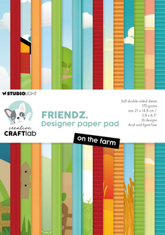 CCL Design Paper Pad On The Farm Friendz 24 SH-1