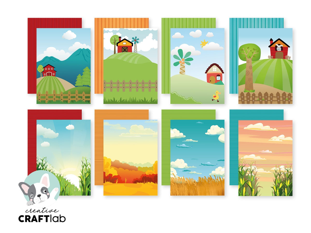 CCL Design Paper Pad On The Farm Friendz 24 SH-3
