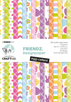 CCL Paper Pad Egg-celent Friendz 210x148xmm 24 SH nr.83-1