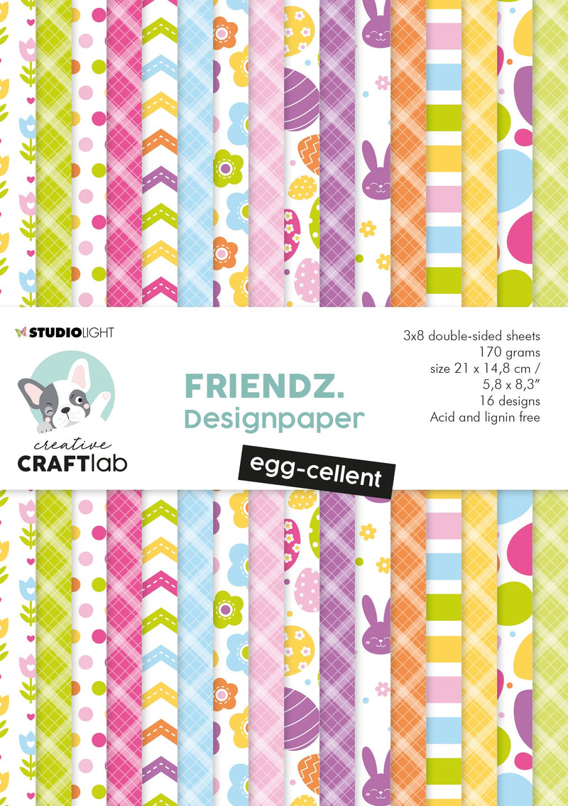 CCL Paper Pad Egg-celent Friendz 210x148xmm 24 SH nr.83-1