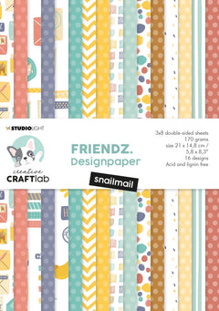 CCL Paper Pad Snailmail Friendz 210x148xmm 24 SH nr.86-1