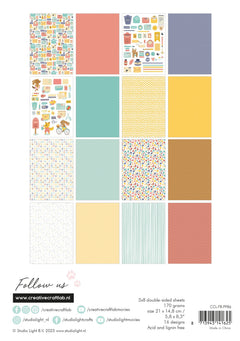 CCL Paper Pad Snailmail Friendz 210x148xmm 24 SH nr.86-3