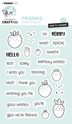 CCL Clear Stamp Hello Sweetie Friendz 155x111x3mm 28 PC nr.347-1