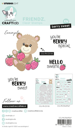 CCL Clear Stamp Hello Sweetie Friendz 155x111x3mm 28 PC nr.347-3