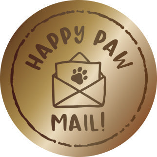 CCL Wax Stamp With Handle Happy Paw Mail Friendz 2 PC-2