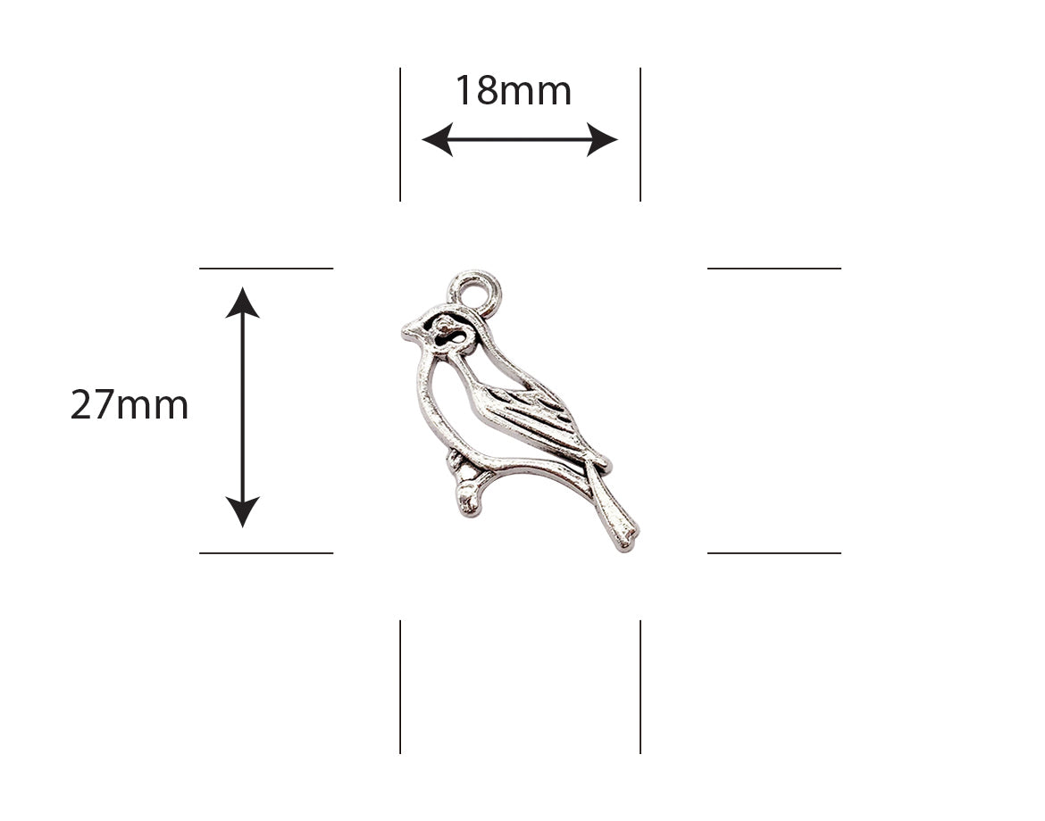 Craft Consortium Little Robin Redbreast - Metal Charms - Robin-2