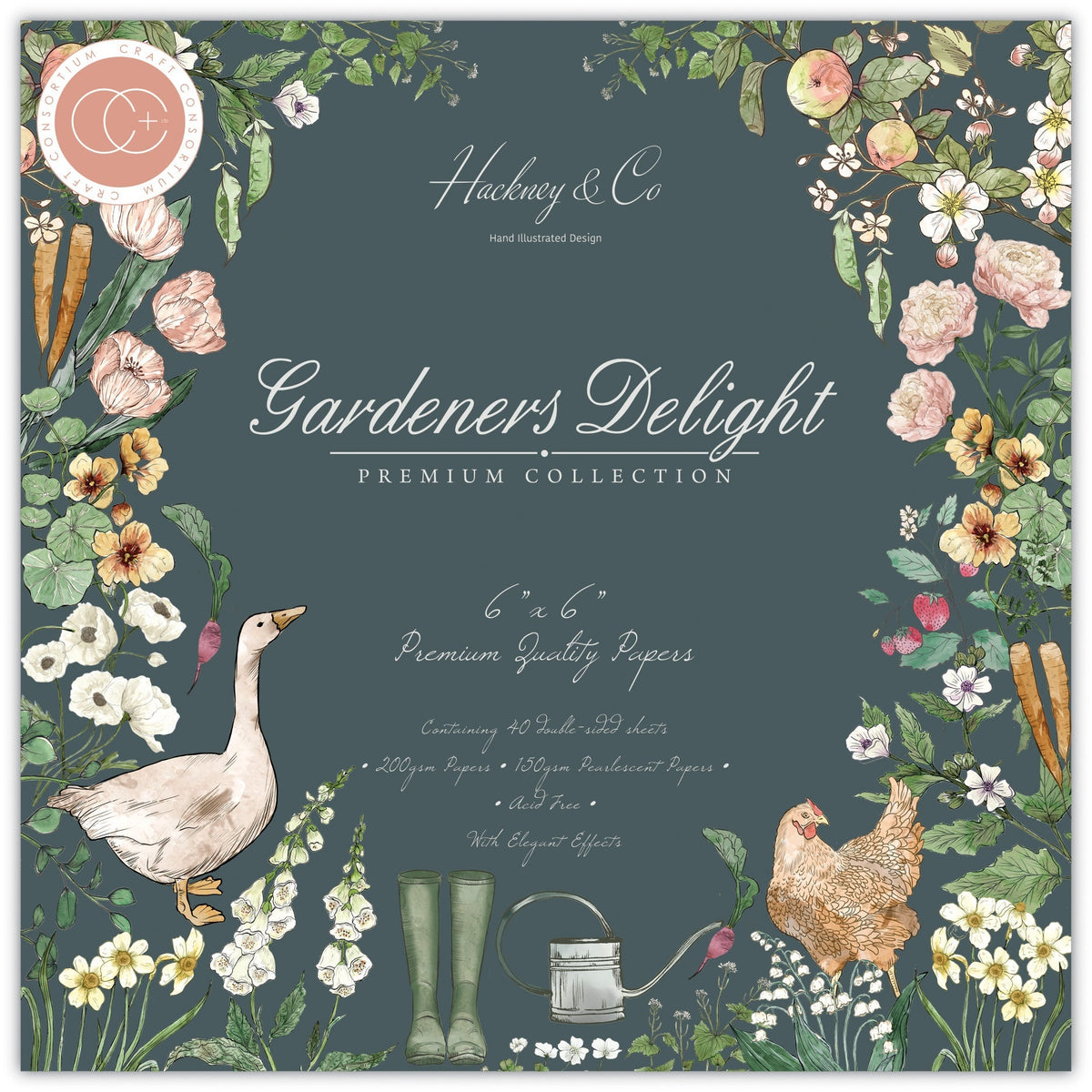 Craft Consortium Gardeners Delight - 6x6 Pad-1