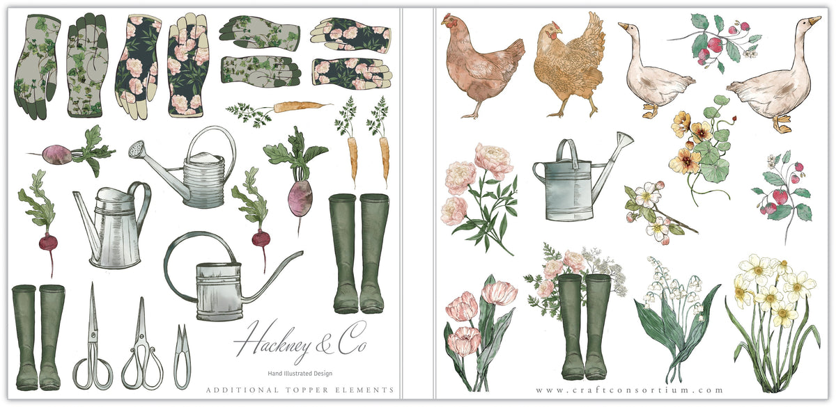 Craft Consortium Gardeners Delight - 6x6 Pad-2
