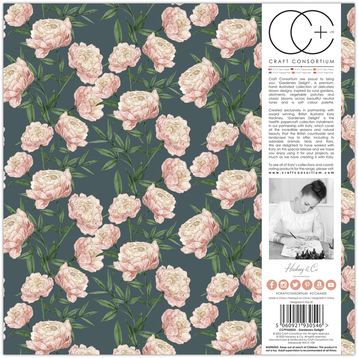 Craft Consortium Gardeners Delight - 12x12 Pad-14