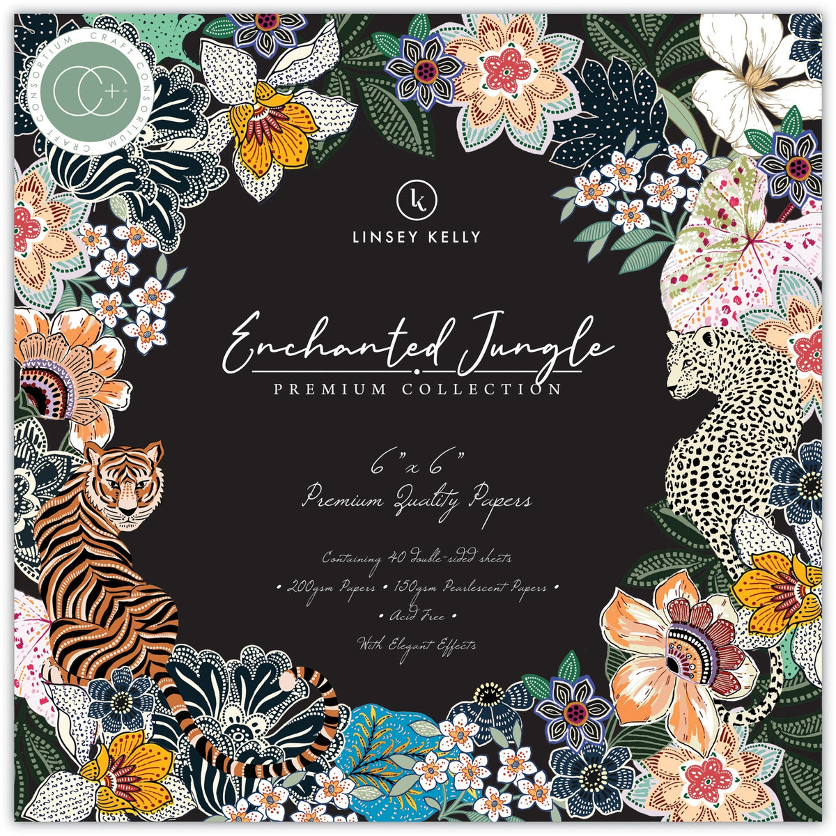 Craft Consortium Enchanted Jungle - 6x6 Paper Pad-1