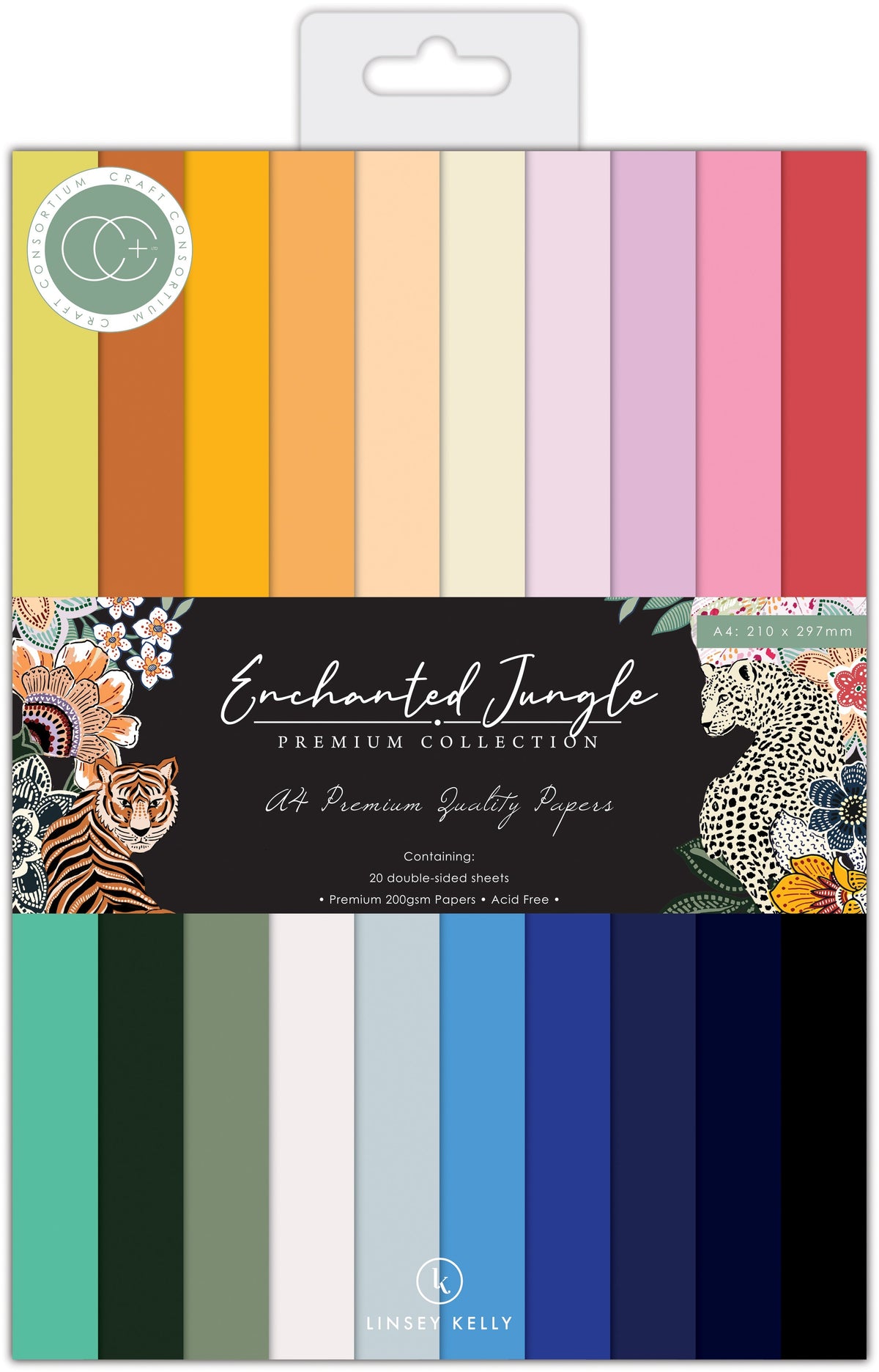 Craft Consortium Enchanted Jungle - A4 Paper Pad-1