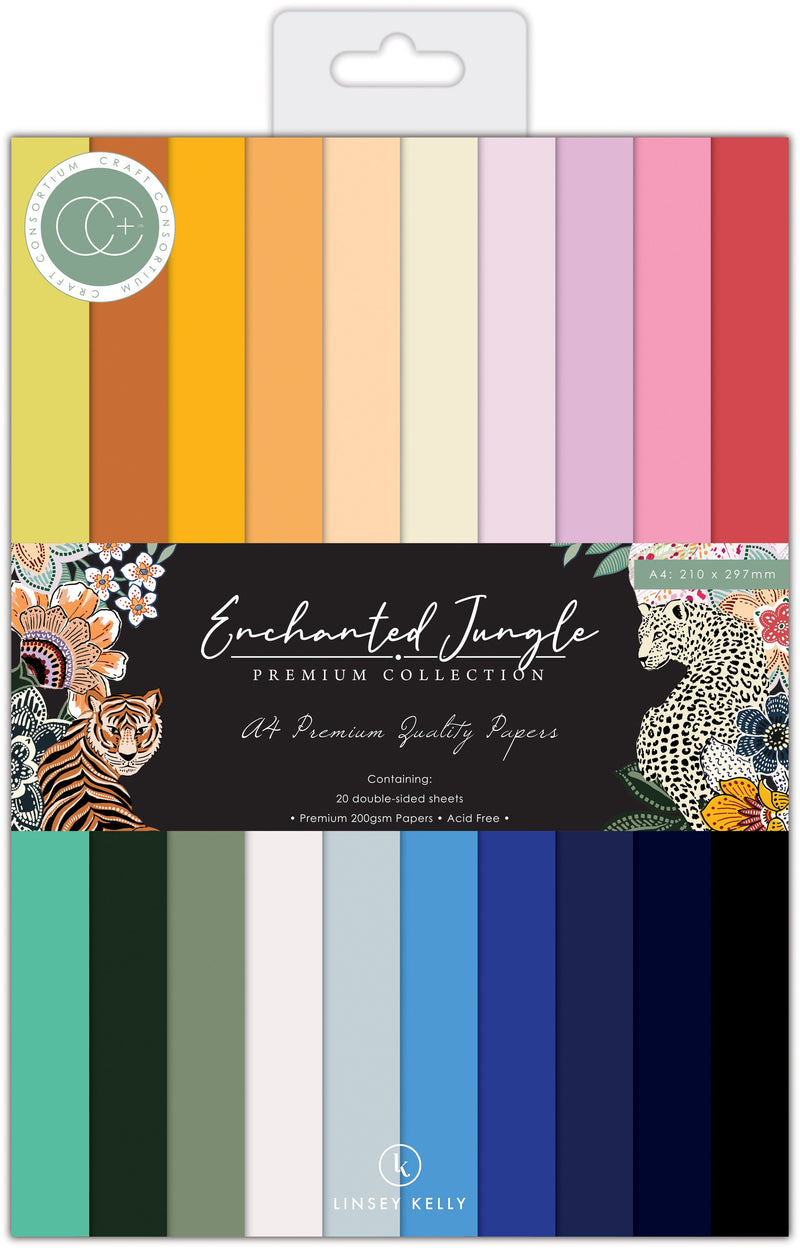 Craft Consortium Enchanted Jungle - A4 Paper Pad-1