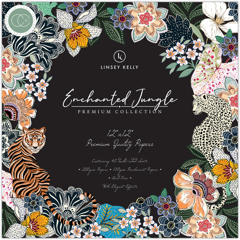 Craft Consortium Enchanted Jungle - 12x12 Paper Pad-1