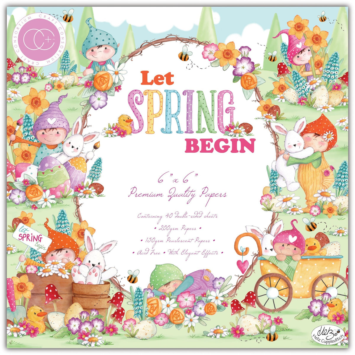 Craft Consortium Let Spring Begin - 6x6 Paper Pad-1