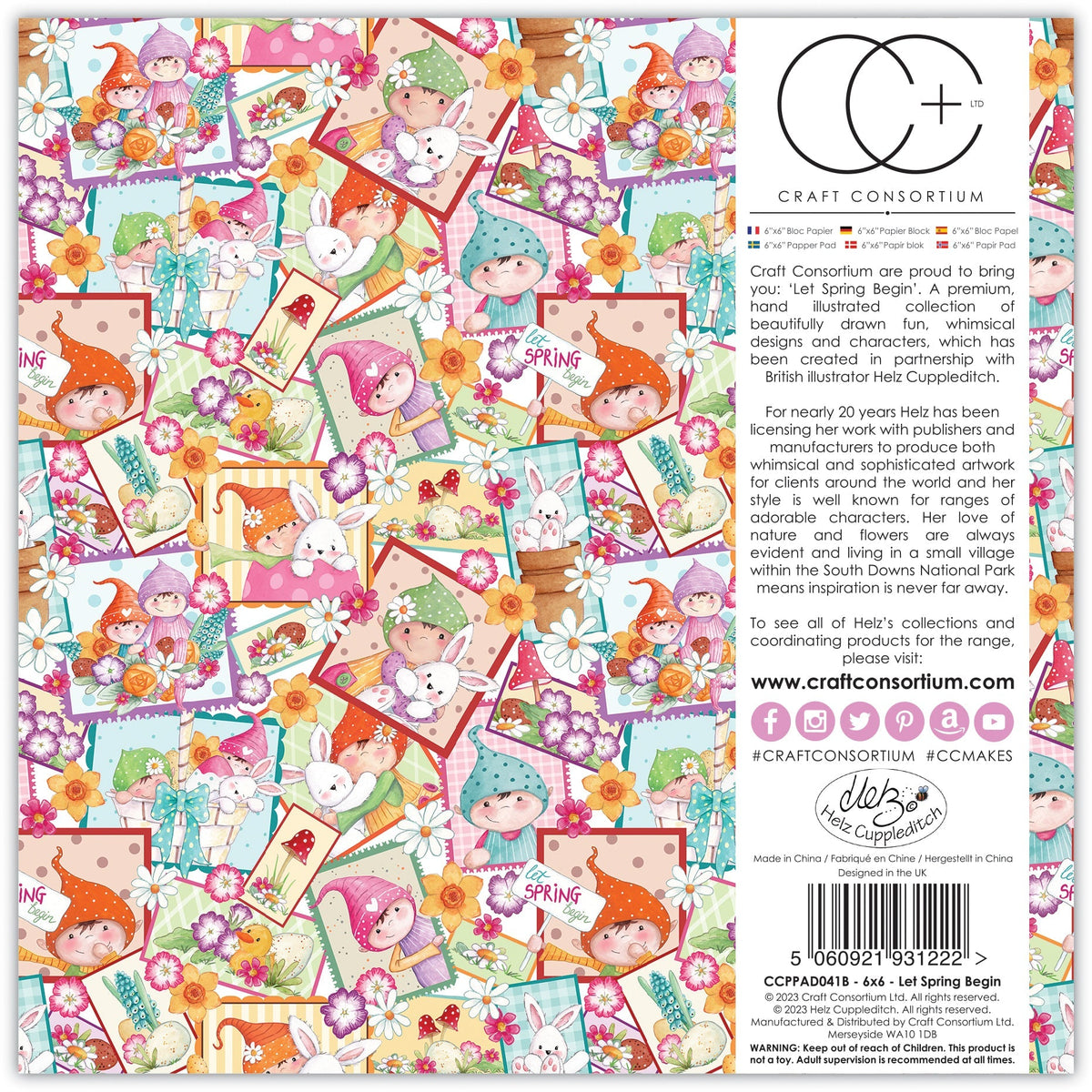 Craft Consortium Let Spring Begin - 6x6 Paper Pad-18
