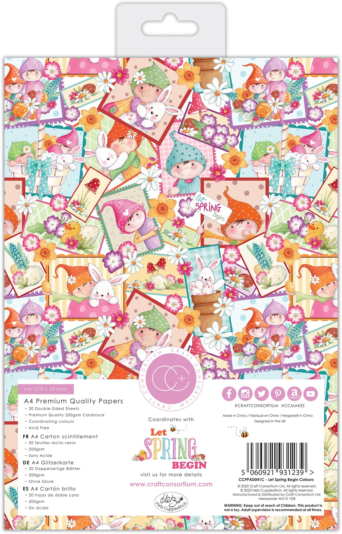 Craft Consortium Let Spring Begin - A4 Paper Pad-5