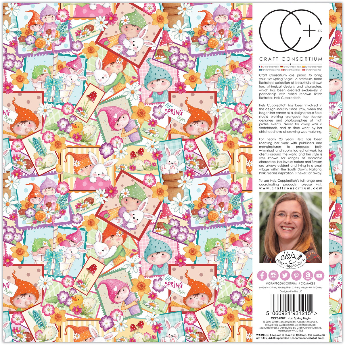 Craft Consortium Let Spring Begin - 12x12 Paper Pad-18