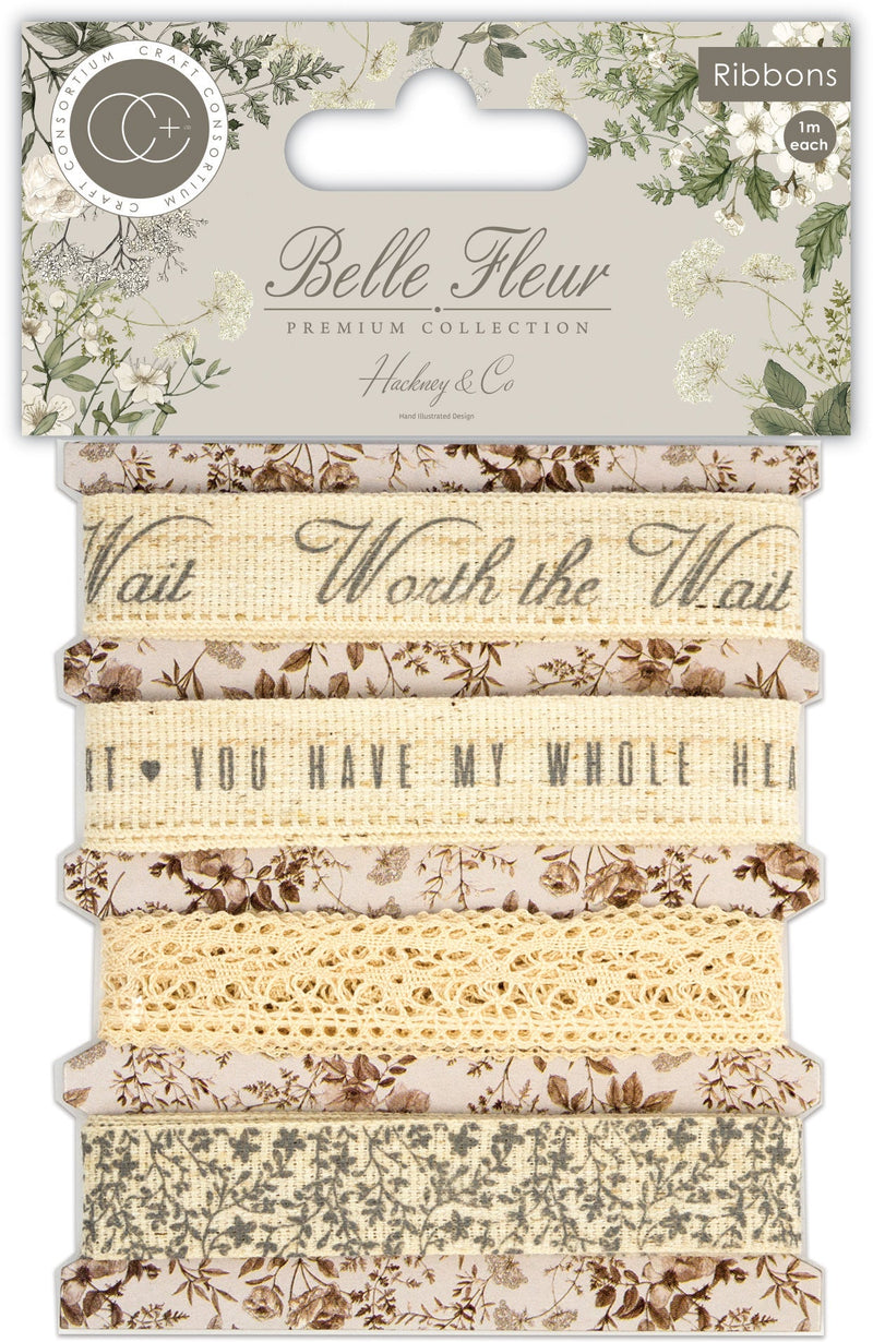 Craft Consortium Belle Fleur - Lace Ribbons-1
