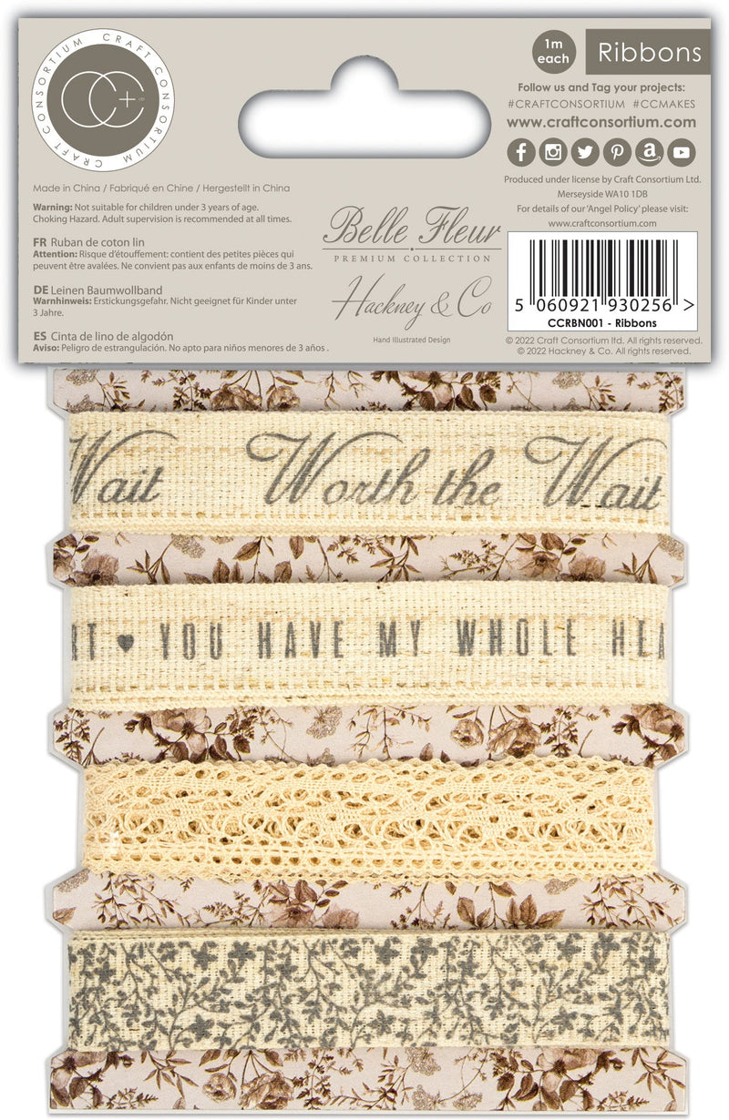 Craft Consortium Belle Fleur - Lace Ribbons-3