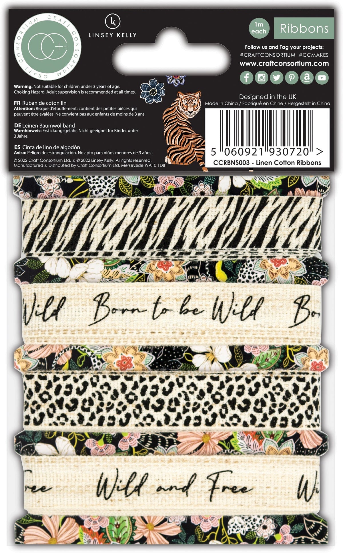 Craft Consortium Enchanted Jungle - Ribbons-5