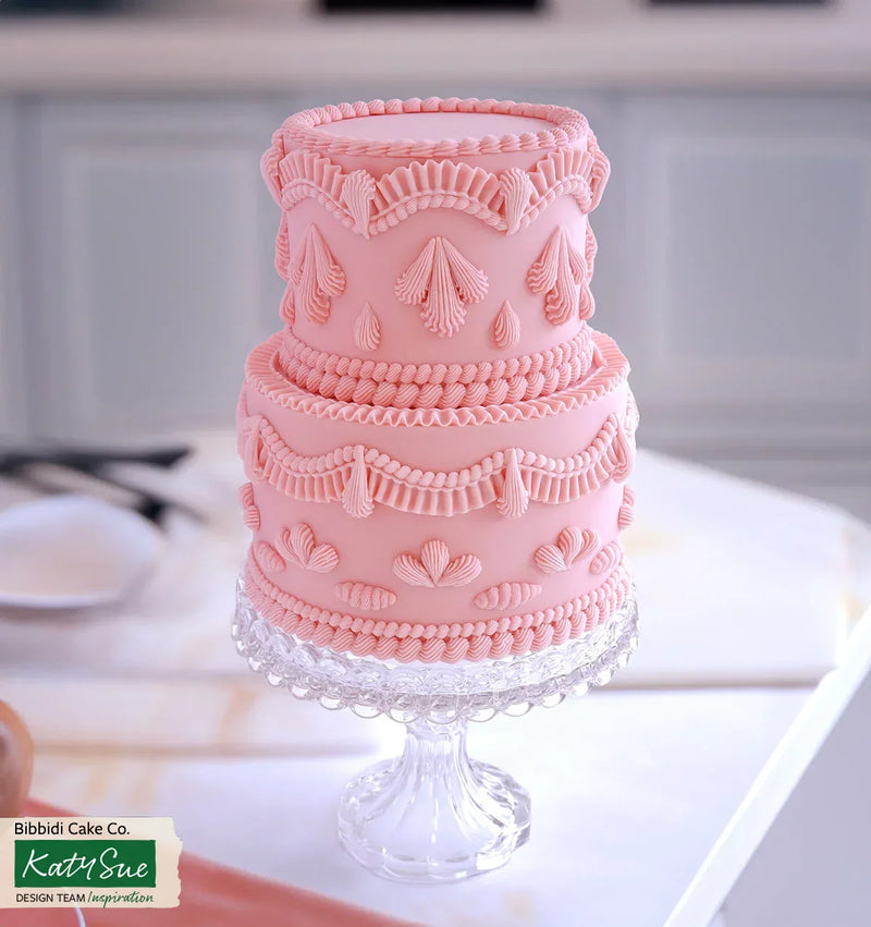 Serrated Rope Borders Silicone Mould-5