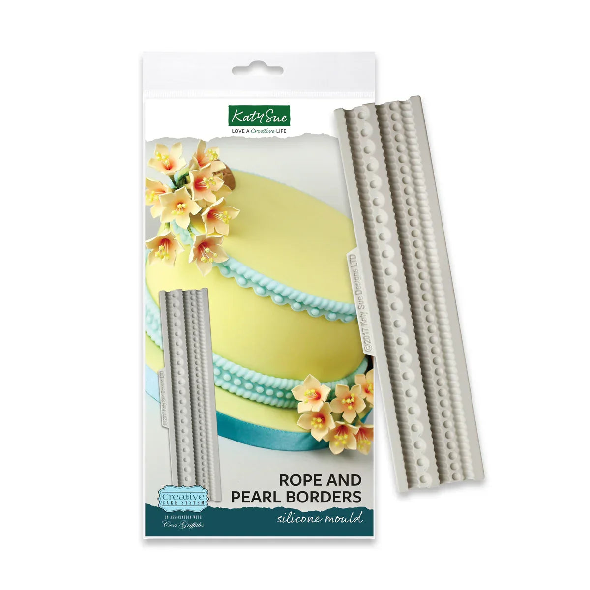 Moule en silicone Corde et Perles pour Bordures-1