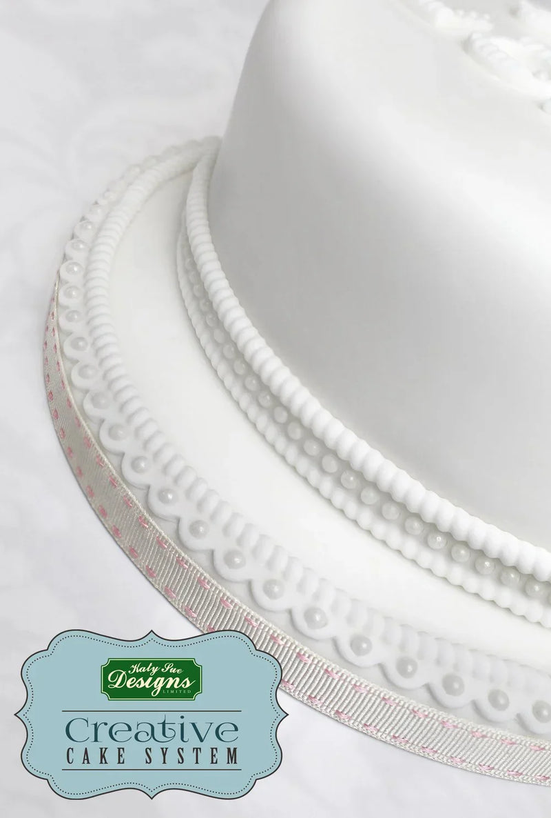 Moule en silicone Corde et Perles pour Bordures-3