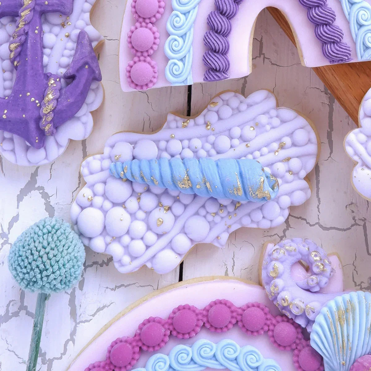 Bubbles and Pearls Silicone Mould-12