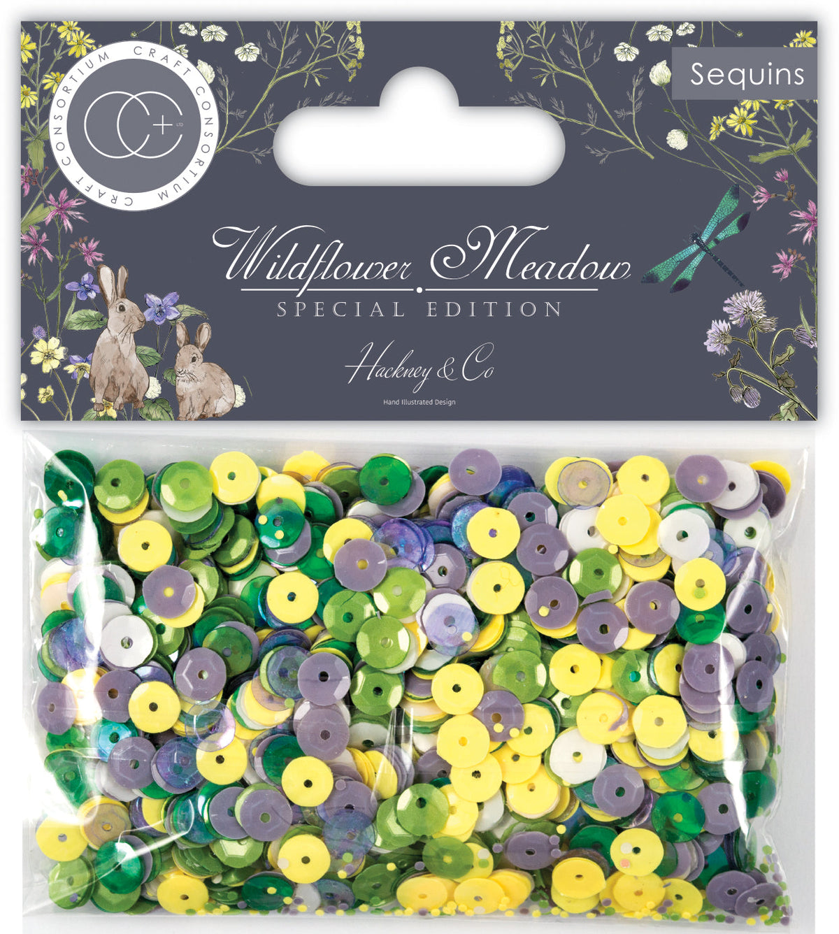 Craft Consortium Wildflower Meadow - SE -  Sequins-1