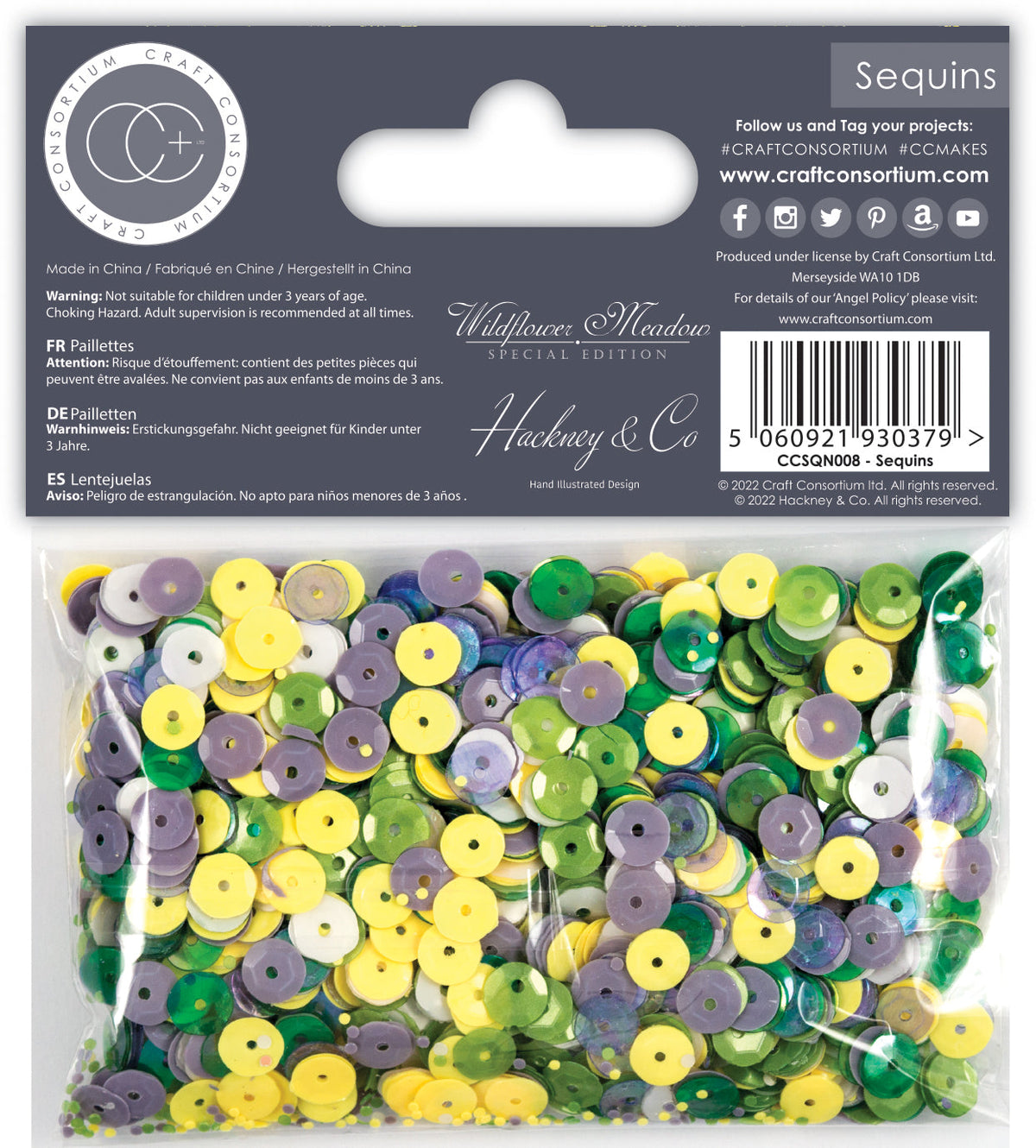 Craft Consortium Wildflower Meadow - SE -  Sequins-5