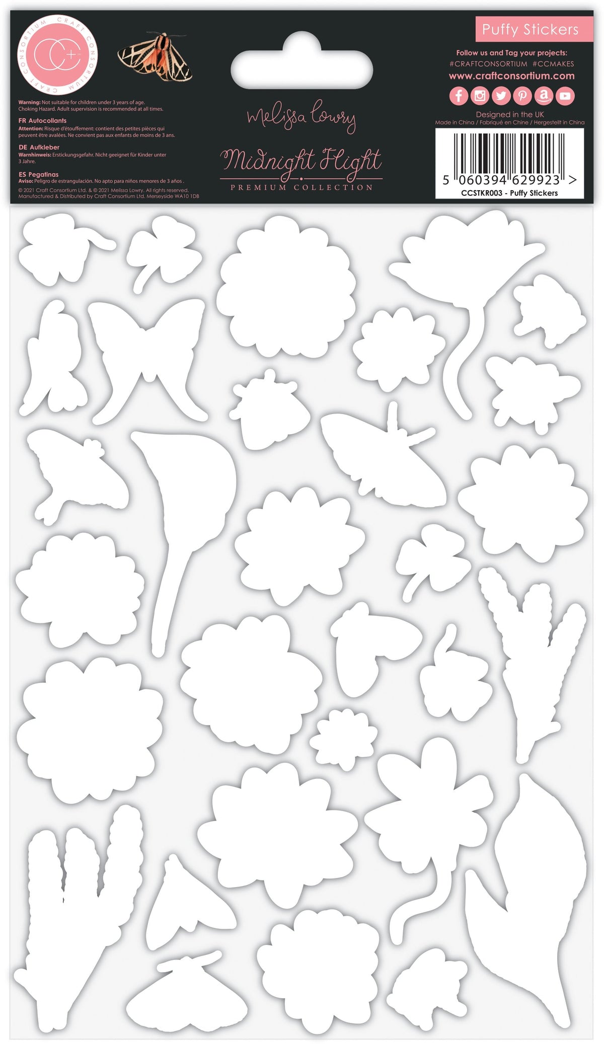 Midnight Flight - Puffy Stickers-3