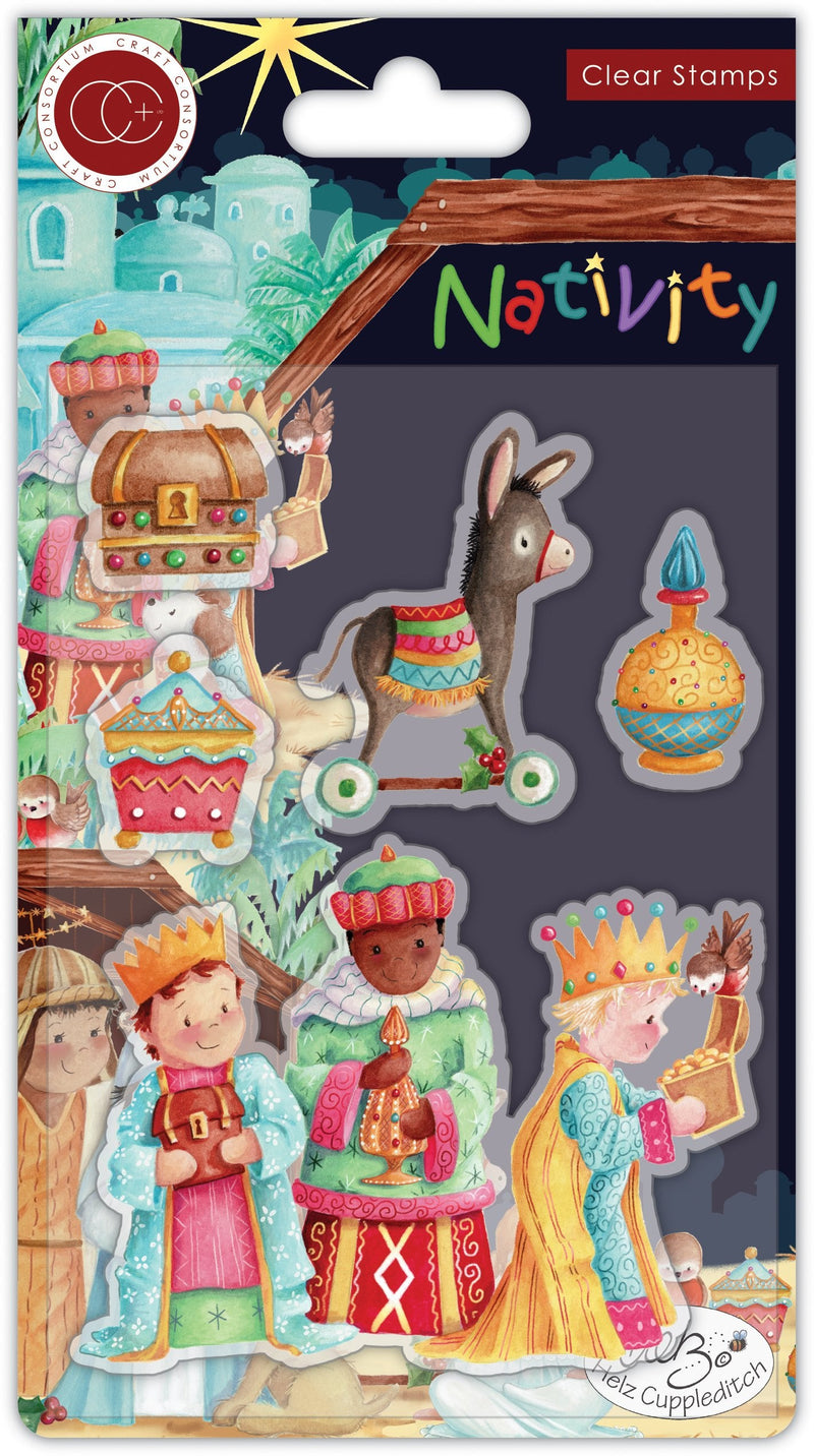 Nativity Stamp Set - Three Wise Men-1